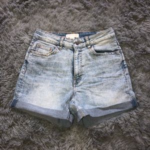 Denim shorts